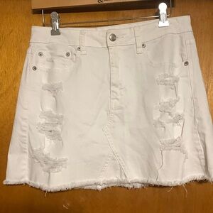 American Eagle Distresses Miniskirt. Size 8